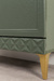 Комод Марион 16.249 дымчатый зеленый K521, олива шагрень AG 1050 ПВХ, белый PE шагрень