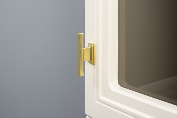 Шкаф навесной Марион 16.334 слоновая кость С341 PE, слоновая кость 6898 ПВХ (собирается на любую сторону)