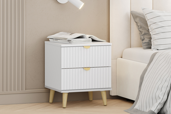 Спальня Дакота композиция 1 меренга, белый, с кроватью Ингрид/Ingrid 1600 велюр ультра смог/ultra smoke, пуф Альба 450 велюр ультра смог/ultra smoke