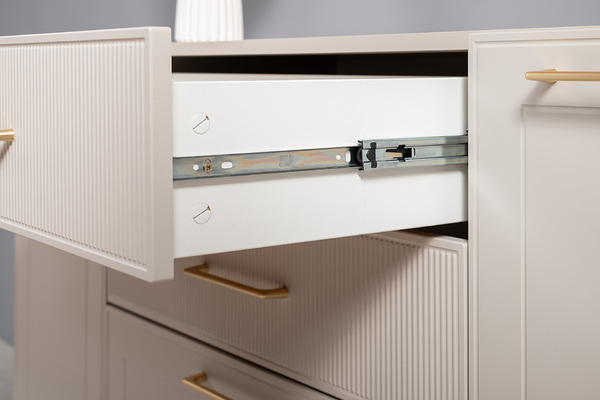 Комод Ричфорд 16.235 кашемир 5981 BS, моно керамика D166-2 ПВХ, белый PE шагрень