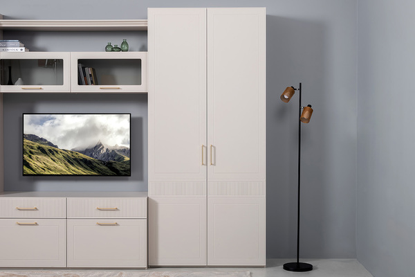 Шкаф для одежды Ричфорд 16.327.02 кашемир 5981 BS, моно керамика D166-2 ПВХ