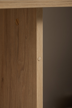 Комод Току 16.230.04 гикори рокфорд натуральный KO86 PW, белый PE шагрень, фотопечать